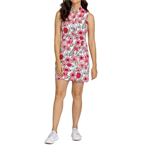 Tail Ladies Andreina Sleeveless Golf Dress - Strawberry Blossoms