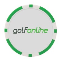 GolfOnline Logo - Poker Chip Ball Marker