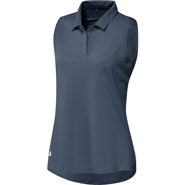 adidas Ladies Primeblue Sleeveless Polo Shirt