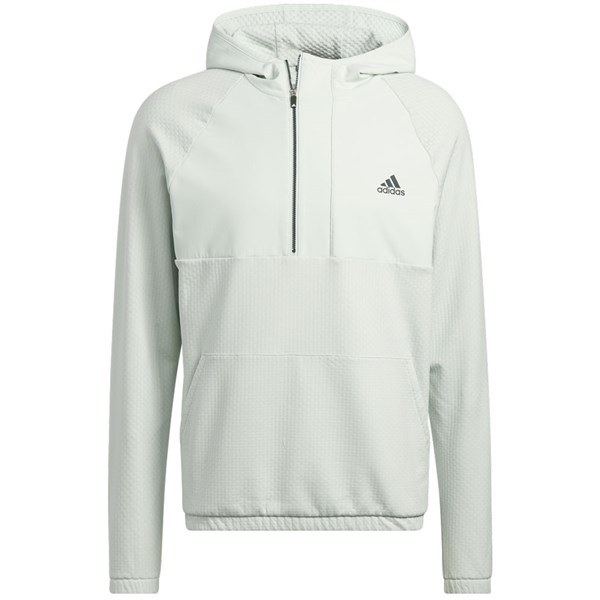 adidas Mens Fleece Anorak Quarter Zip Hoodie