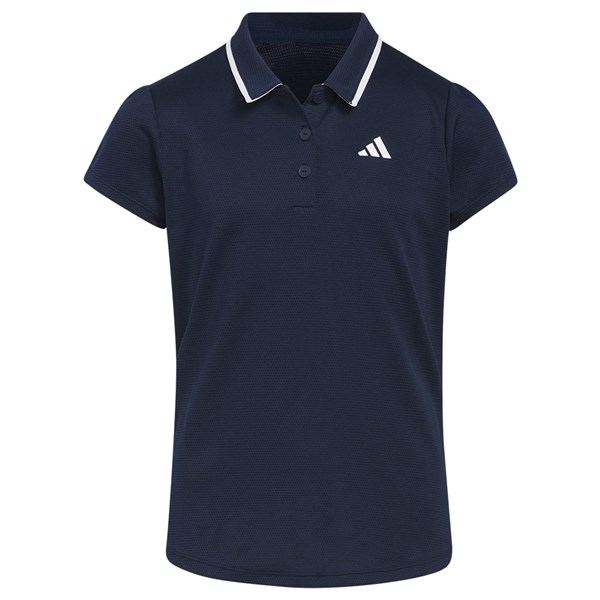 adidas Girls Textured Polo Shirt