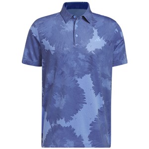 adidas Mens Flower Mesh Polo Shirt