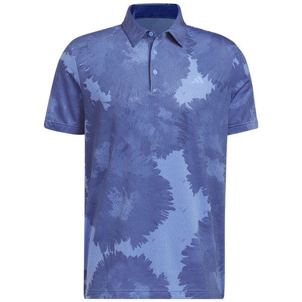 adidas Mens Flower Mesh Polo Shirt