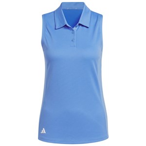 adidas Ladies Texture Sleeveless Polo Shirt