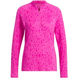 adidas Ladies Ultimate 365 Printed 1/4 Zip Mock Neck Pullover