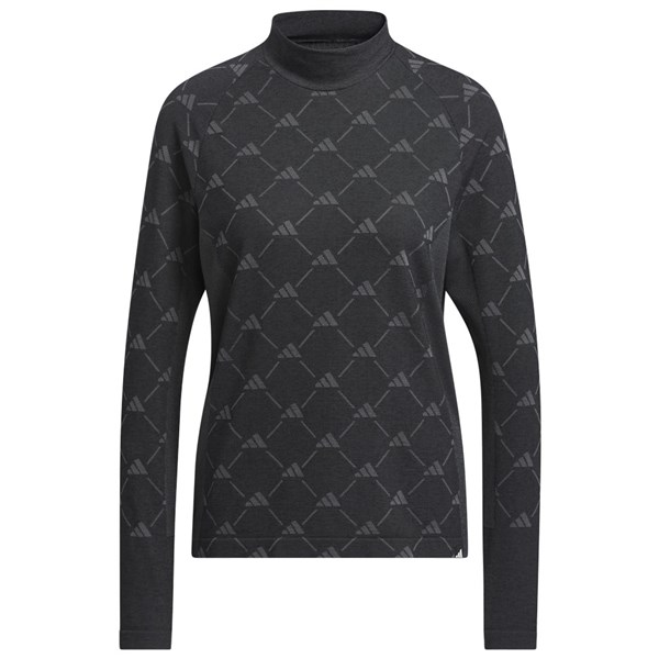 adidas Ladies Ultimate 365 Tour Monogram Mock Long Sleeved T-Shirt