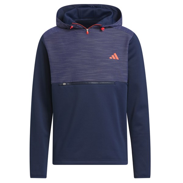 adidas Mens Textured Anorak Hoodie