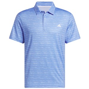 adidas Mens Stripe Zipper Polo Shirt