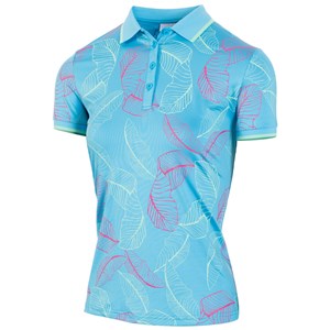 Island Green Ladies Printed Polo Shirt