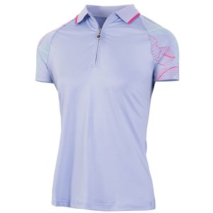 Island Green Ladies Printed Raglan Polo Shirt