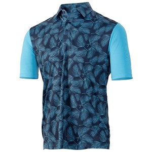 Island Green Mens Nature Print Polo Shirt