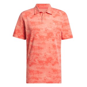 adidas Mens Go-To Printed Mesh 24 Polo Shirt