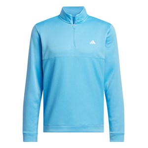 adidas Mens Ultimate365 24 Textured Quarter-Zip Pullover