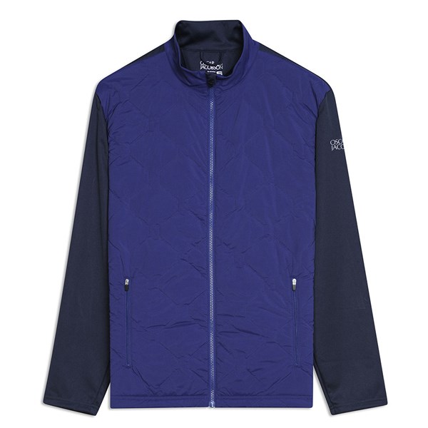 Oscar Jacobson Mens Keith Pin Hybrid Jacket