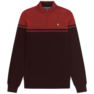 Lyle and Scott Mens Croft Quarter Zip Pullover Top