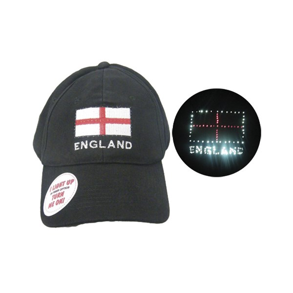 England Patriotic Flashing Golf Cap