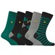 Argyle/Grey/Stripe/Green/Black