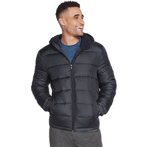 Skechers Mens Parkway Hooded Puffer Hoodies