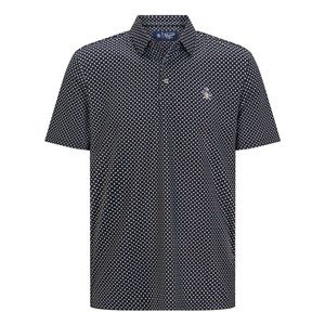 Original Penguin Mens Micro-Geo Printed Polo Shirt