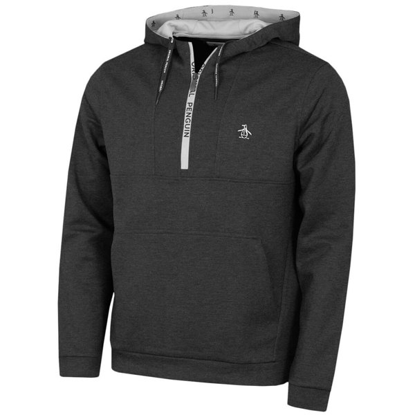 Original Penguin Mens 1 4 Zip Performance Long Sleeve Hoodie