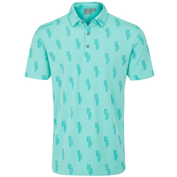 Ping Mens SensorCool Arizona Cactus Polo Shirt