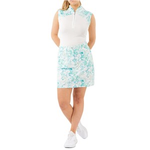 Pure Golf Ladies Spirit Sleeveless Polo Shirt - Aquamarine Lake