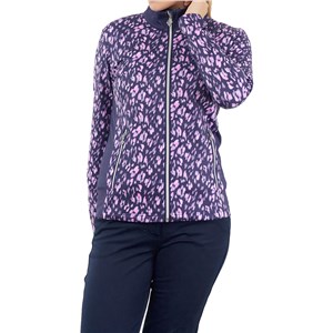 Pure Golf Ladies Auttie Winterweight Golf Jacket - Lavender Flurry