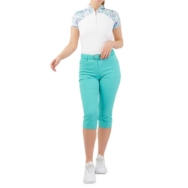 Pure Golf Ladies Spirit Cap Sleeve Polo Shirt - Fierce Fusion