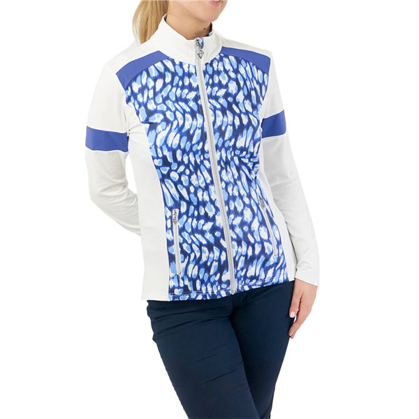 Pure Golf Ladies Galena Jacket - Leopard Lake