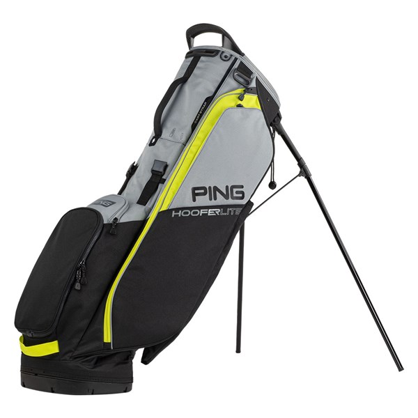 ping hoofer lite stand bag 36415 black iron neon yellow ex1