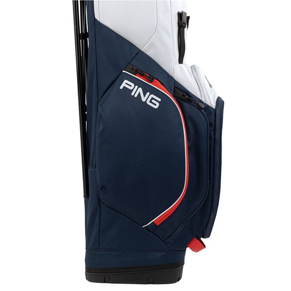 ping hoofer lite stand bag 36415 navy platinum red ex3