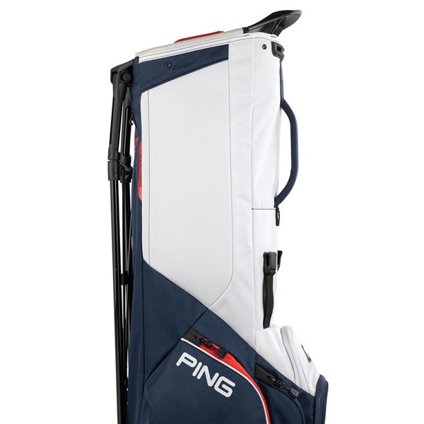 ping hoofer lite stand bag 36415 navy platinum red ex5