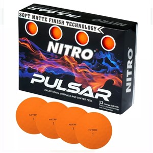 Nitro Pulsar Matt Golf Balls