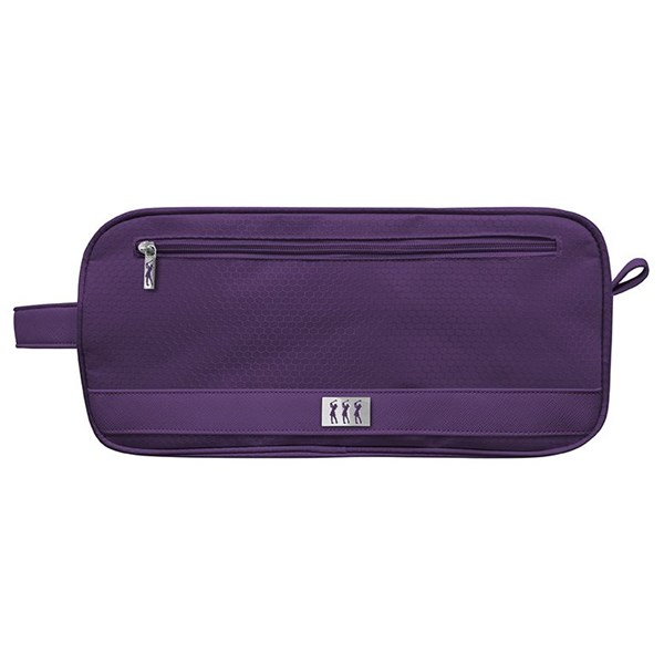 purple shoe bag low