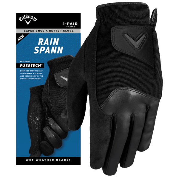 Callaway Mens Rain Spann Gloves (Pair)