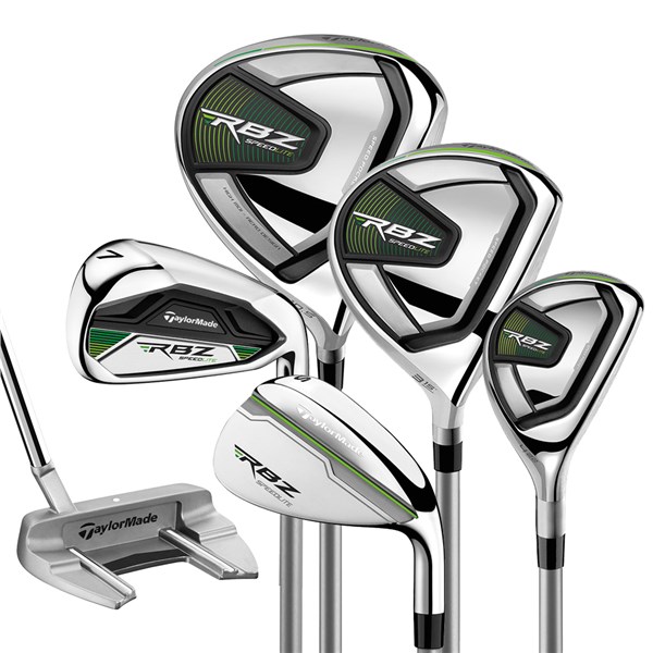 TaylorMade Mens RBZ SpeedLite 10 Pc Set (Steel/Graphite)