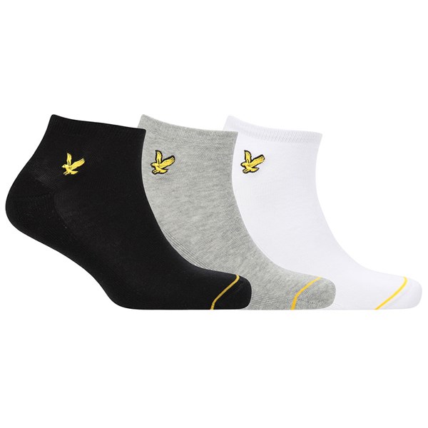 Lyle and Scott Mens Ross Ankle Socks (3 Pairs)