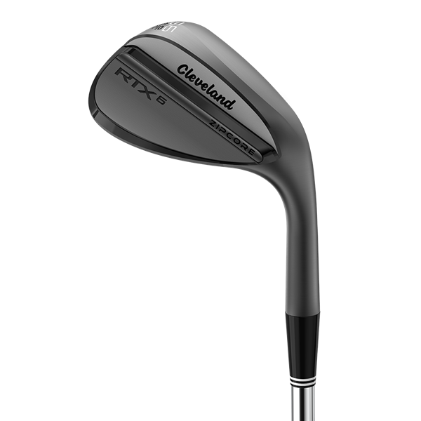 Cleveland RTX6 ZipCore Black Satin Wedge (Steel Shaft)