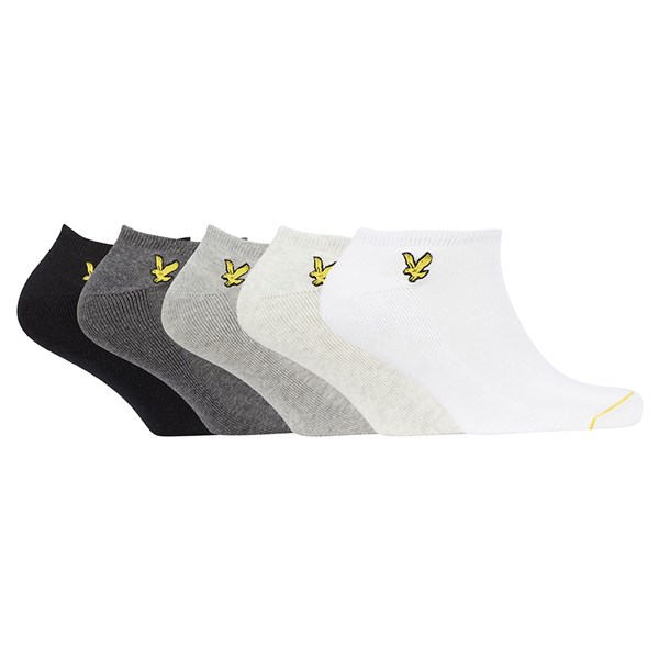 Lyle and Scott Mens Ruben Ankle Socks (5 Pairs)