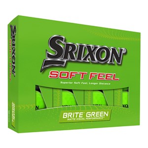 Srixon Soft Feel Brite Green Golf Balls