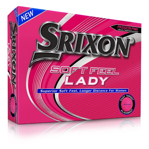 Srixon Ladies Soft Feel Pink Golf Balls (12 Balls)