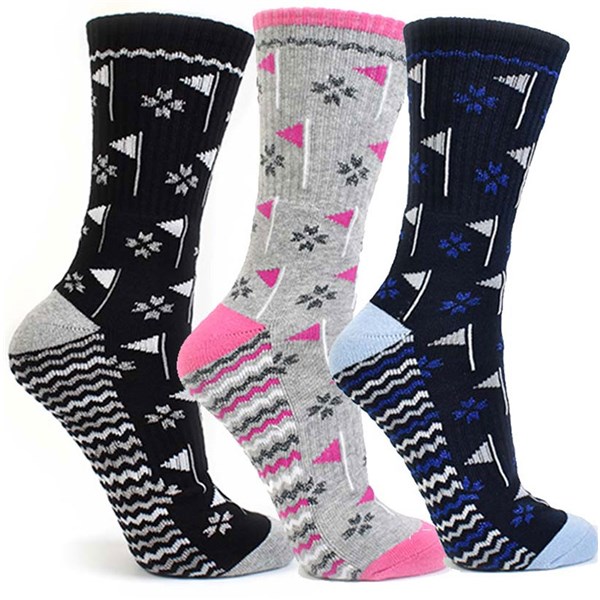 Surprizeshop Ladies Warm Crew Golf Socks (3 Pairs)