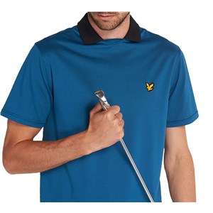 Lyle and Scott Mens Ventech Crew Neck Polo Shirt