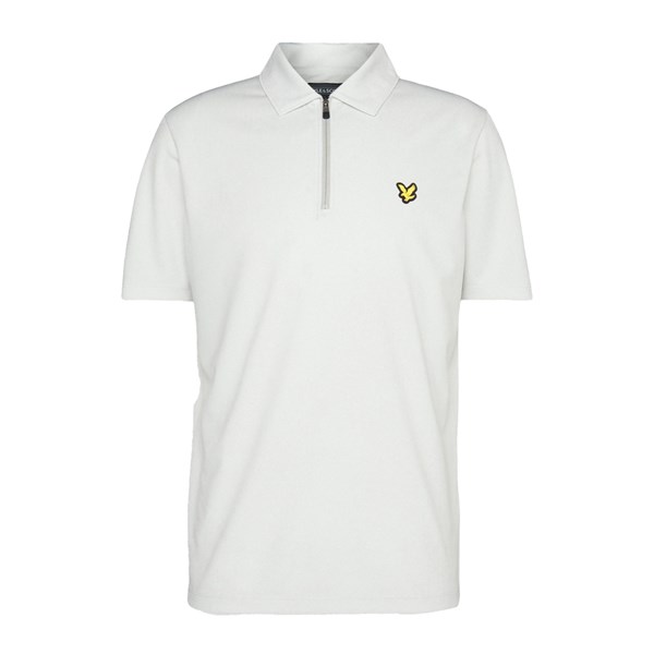 Lyle and Scott Mens Chevron Zip Polo Shirt