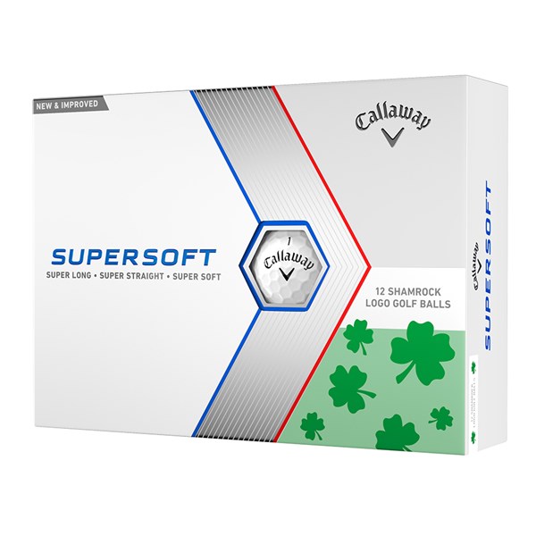 Limited Edition - Callaway Supersoft Shamrock Golf Balls (12 Balls)