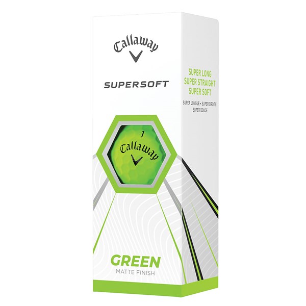 Callaway Supersoft Matte Green Golf Balls (12 Balls)