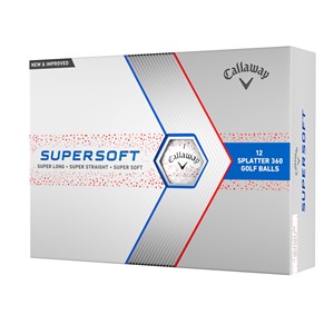 Callaway Supersoft Splatter 360 Red Golf Balls