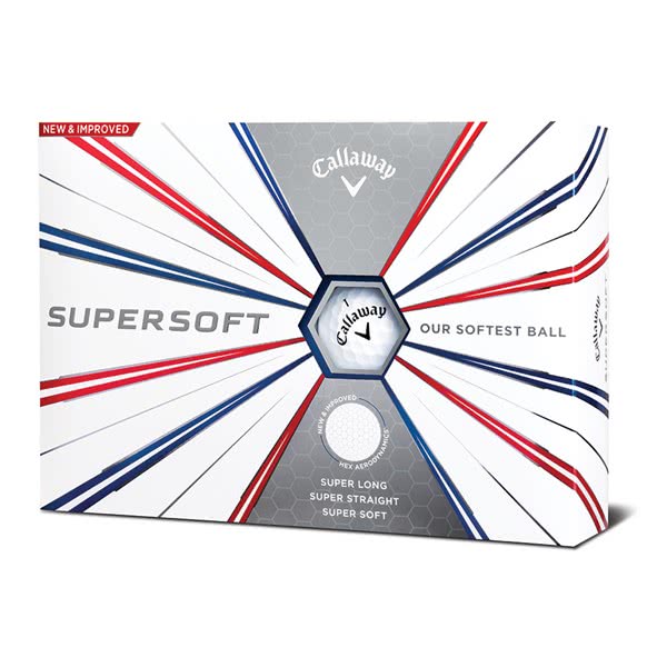 Logo Overrun - Callaway Supersoft Golf Balls (12 Balls) 2019