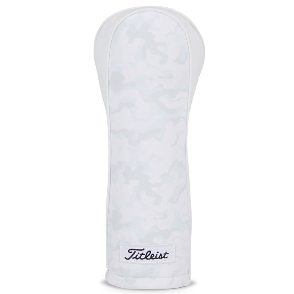 Titleist 3 Panel Leather Fairway Headcover - White Out Collection