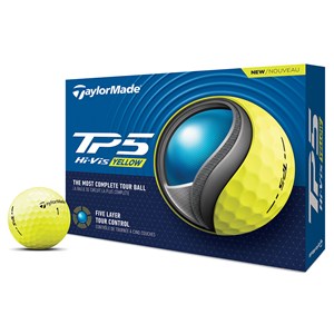 TaylorMade TP5 Yellow Golf Balls 2024